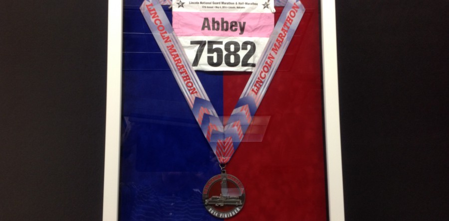FRAME YOUR RACE MEDALS OR RACING BIBS