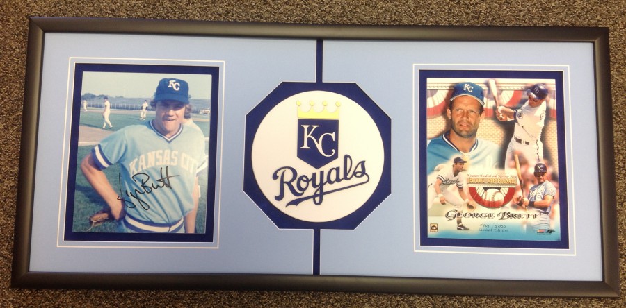 FRAME SPORTS PHOTOS WITH TEAM LOGO