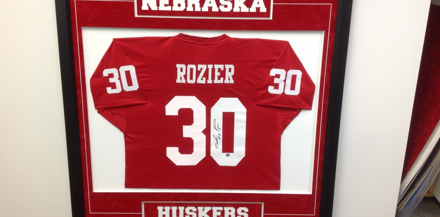 MIKE ROZIER JERSEY FRAMED