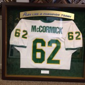 CHECK OUT THIS FRAMED NOTRE DAME JERSEY
