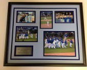 KANSAS CITY ROYALS PHOTO COLLAGE AND PLATE FRAMED – GREAT GIFT IDEA