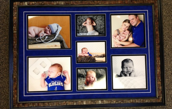 Baby Photo Collage Framed