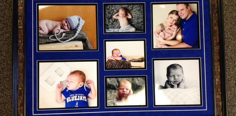 Baby Photo Collage Framed
