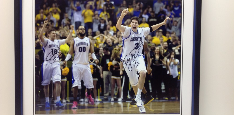 Basketball Photo Custom Framed