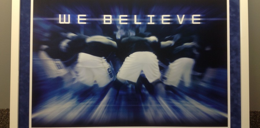 Basketball Print Custom Framed