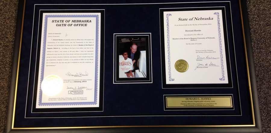 Certificates with Custom Plate