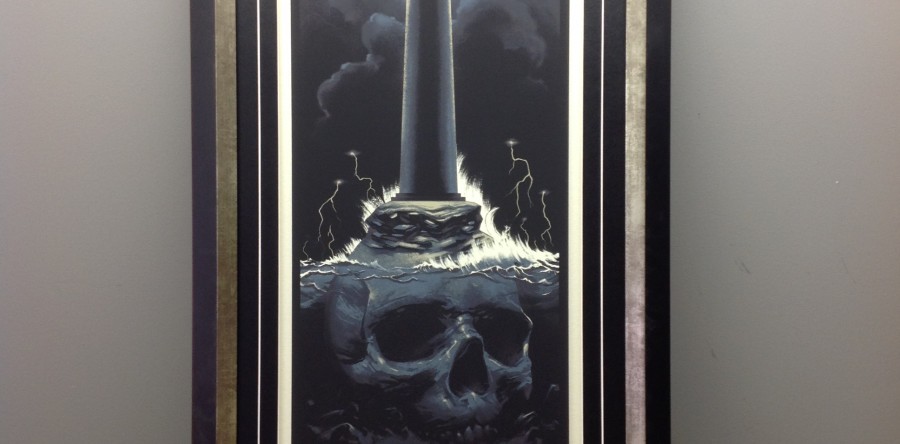 Concert Poster and Ticket Framed