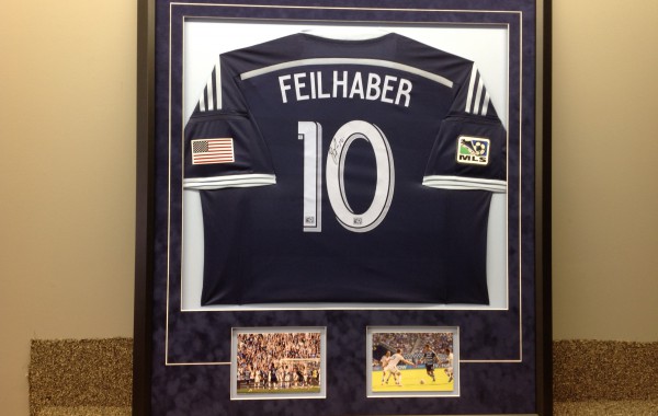 Custom Framed Jersey with Two Photos