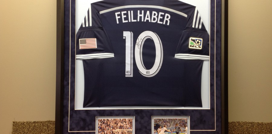 Custom Framed Jersey with Two Photos