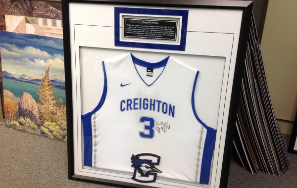 Custom Framed Jersey with Logo