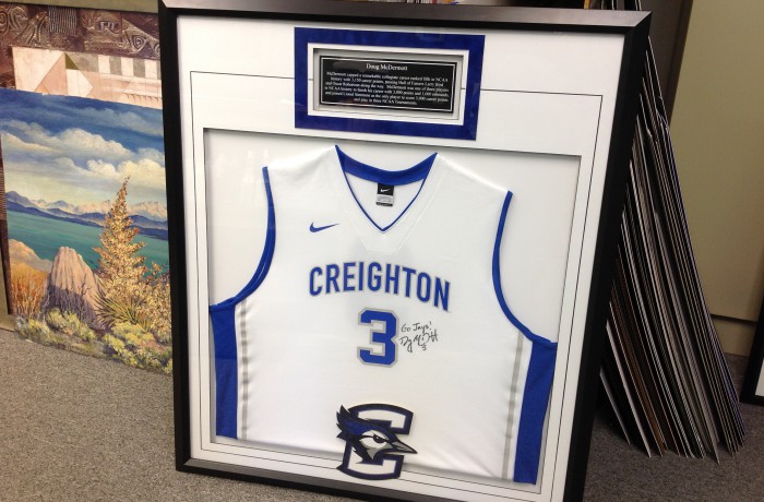 Custom Framed Jersey with Logo