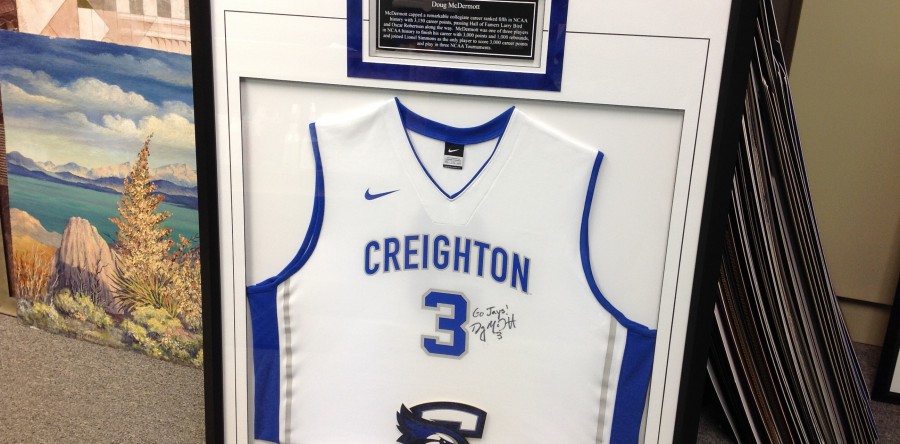 Custom Framed Jersey with Logo