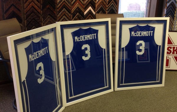 Custom Framed McDermott Jerseys