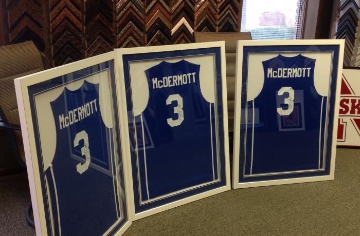 Custom Framed McDermott Jerseys