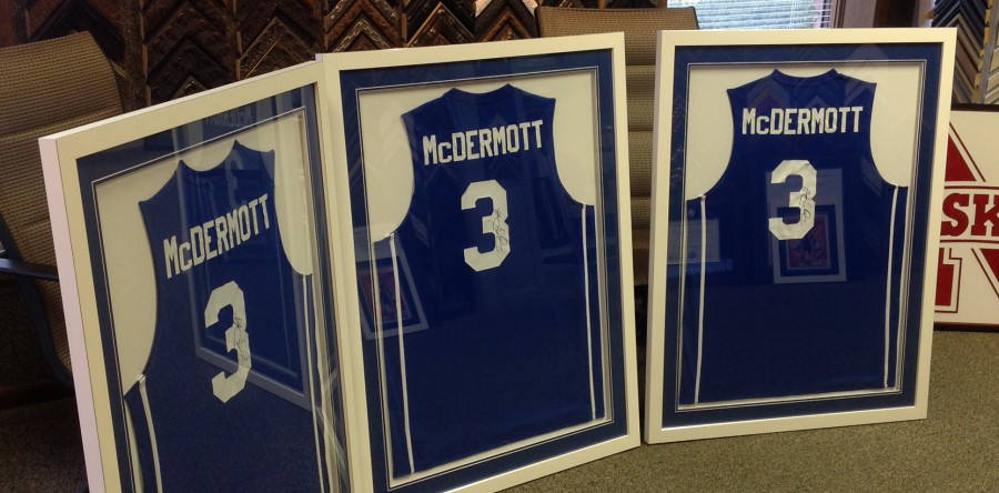 Custom Framed McDermott Jerseys