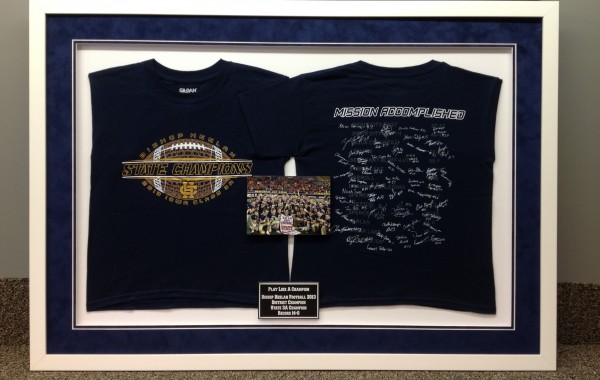 Front and Back T-Shirts Framed