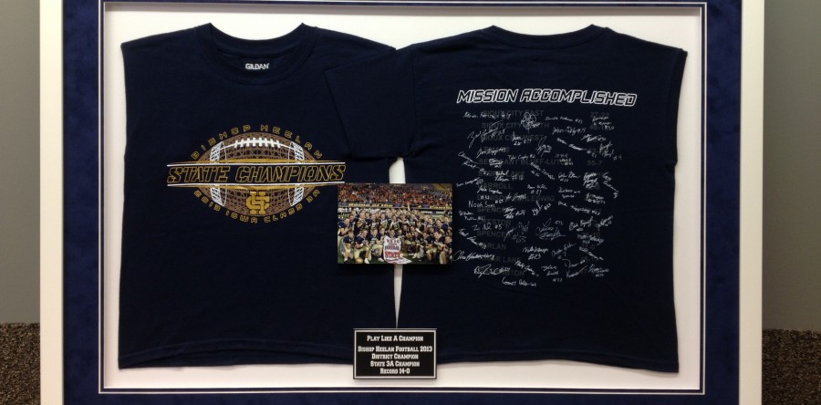 Front and Back T-Shirts Framed