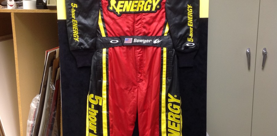 Full NASCAR Racing Uniform Framed