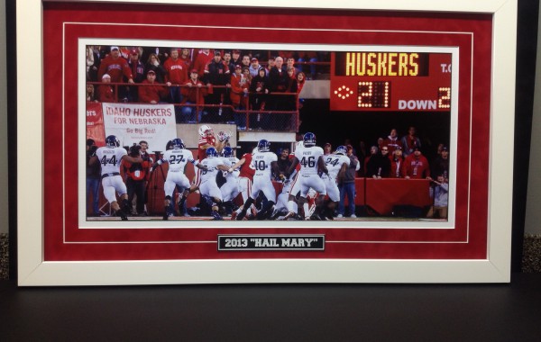 Husker Football Print with Logo