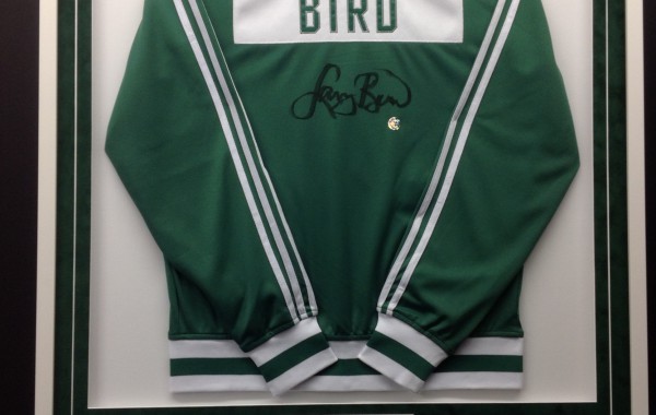 Larry Bird Custom Framed Jersey