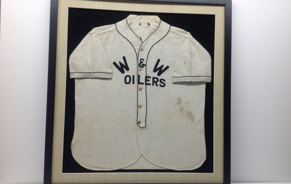 Old Custom Framed Baseball Jersey