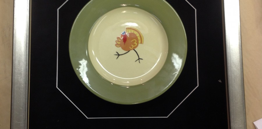 Plate Custom Framed