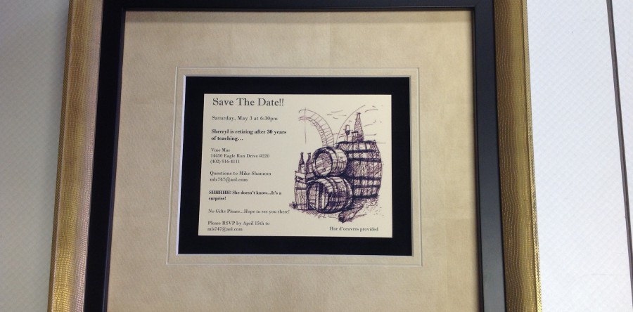 Postcard Custom Framed