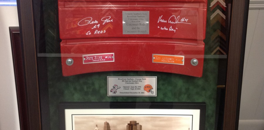 Seatback from Stadium Framed