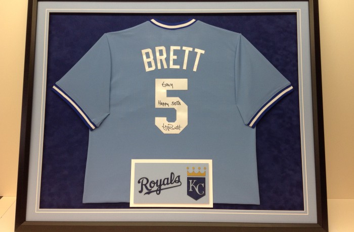 george brett signed jersey