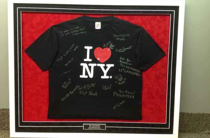 Signed T-Shirt Framed