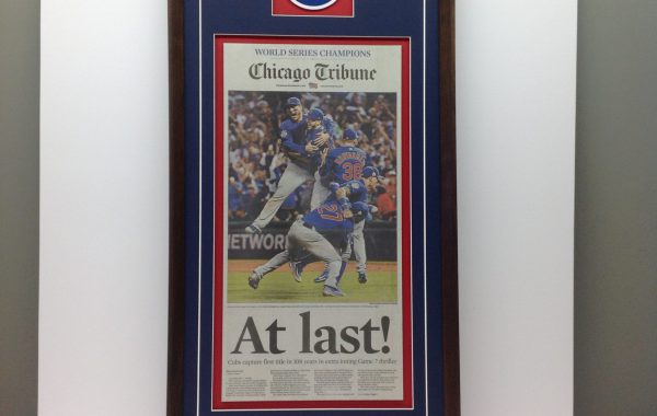 Chicago Tribune Newspaper Framed