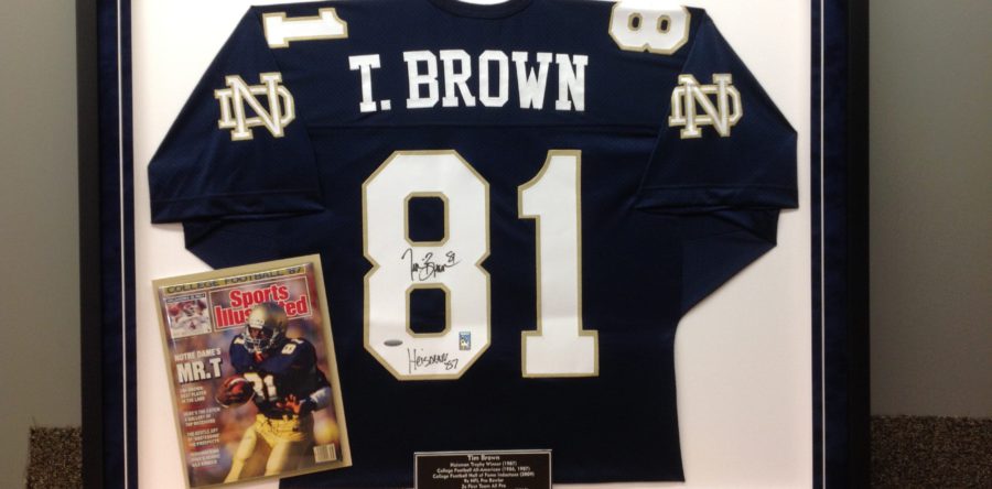 Jersey Framed with Magazine