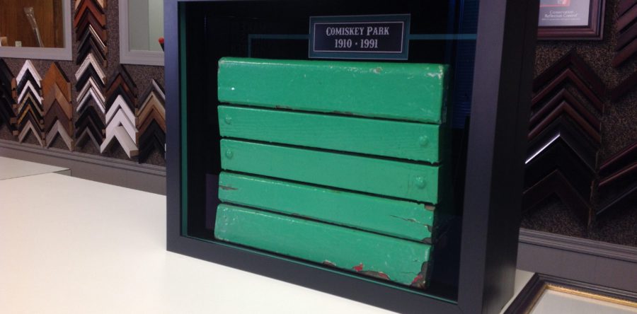 Cominskey Park Seat Back Framed