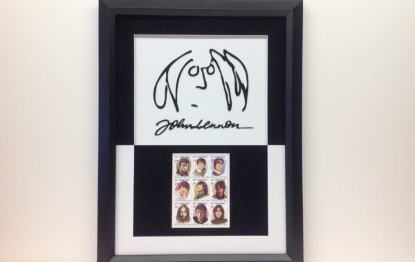 John Lennon Stamps and Logo