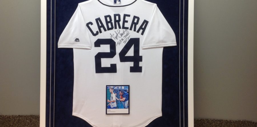 Signed Baseball Jersey with Photo