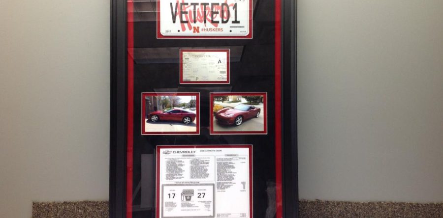 Corvette Collage including License Plate