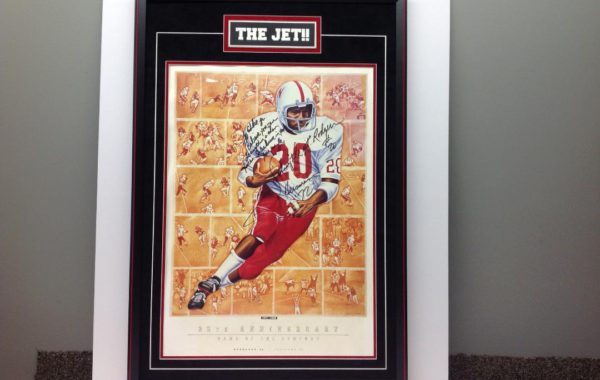 Johnny the “Jet” – Framed Print with Engraved Plate