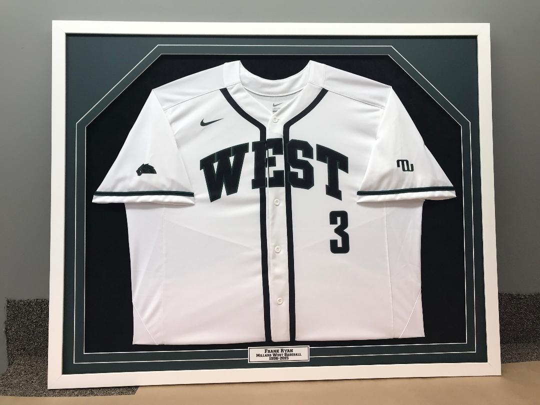 framed baseball jerseys