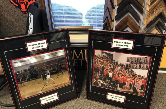 Sports Photos with Engraved Plates