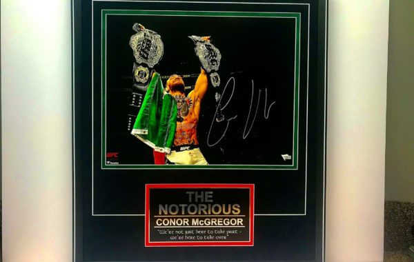 Conor McGregor Photo & Plate