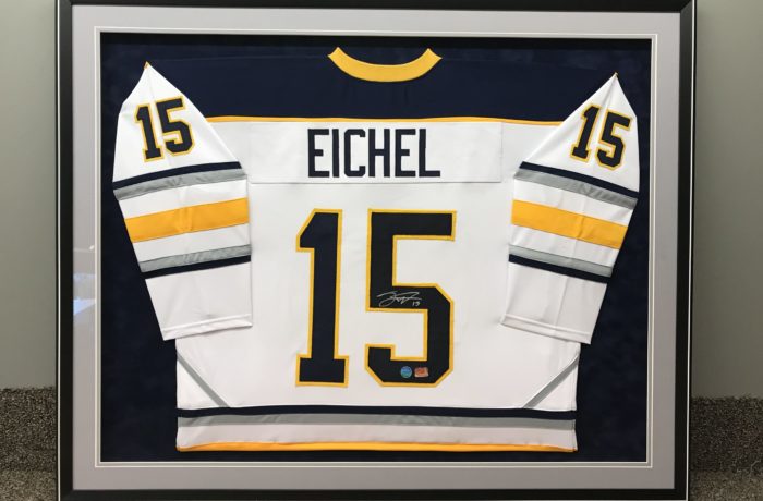 EICHEL Auto'd Jersey- COA - $140.00 + 2 SIGNED PHOTOS, Hockey, Chatham-Kent