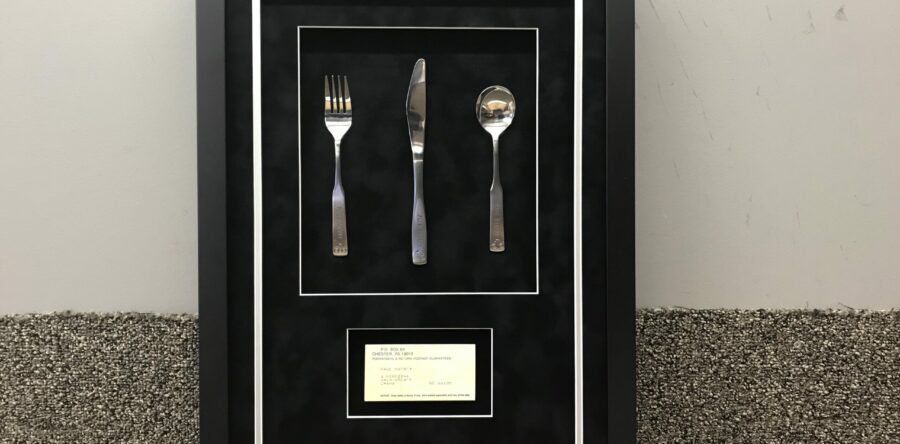 Silverware with Certificate