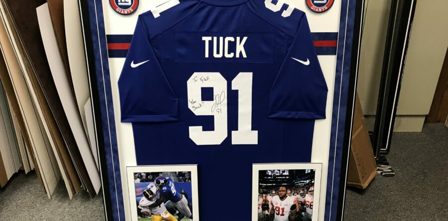 Jersey Framed with 2 Photos