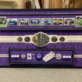 Golf Items Framed for Birthday Surprise