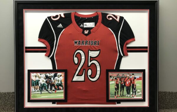 Football Jersey with Photos and School Colors