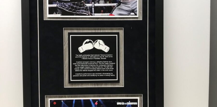 Terrence Crawford Photos with Engraved Plate